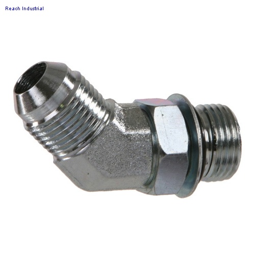 Male JIC to Male O-ring 45°