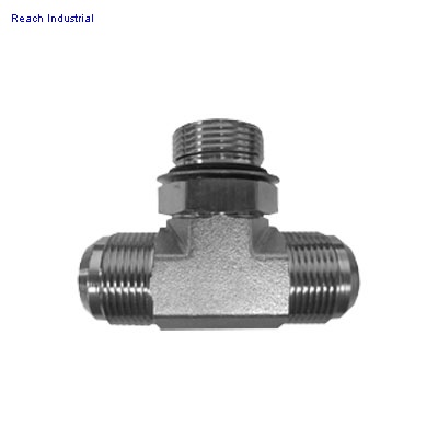 Doul Male JIC to Male O-ring Branch Tee
