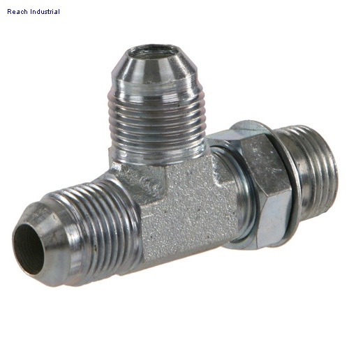 Doul Male JIC to Male O-ring Run Tee