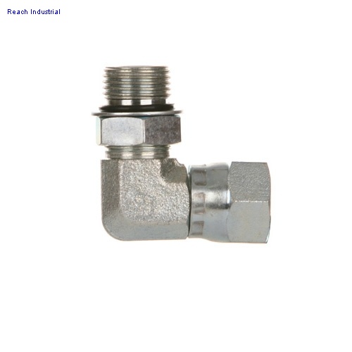 Male O-ring to Female JIC Swivel 90°