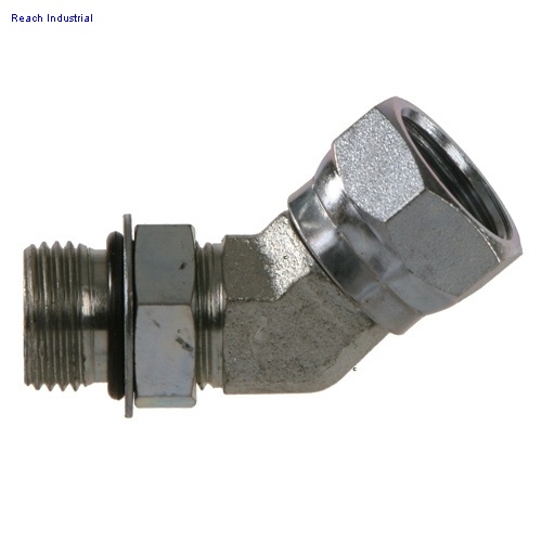 Male O-ring to Female Pipe Swivel 45°