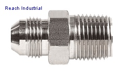 Male JIC to Male Pipe Straight